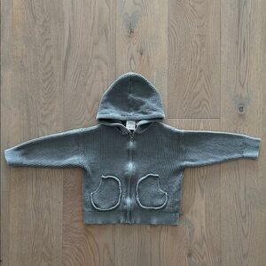 Zara Boys Hooded Knit Sweater